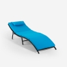 Lot de 2 chaises longues en rotin avec table pliante Lanzarote Choix