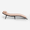 Chaise longue pliable en rotin avec coussin Tenerife Offre