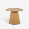 Table basse ronde de salon 60cm en bois Falkland Promotion