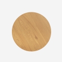 Table basse ronde de salon 60cm en bois Falkland Remises
