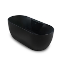 Baignoire noire mate autoportante ovale 170x75cm Heraklia Dark Vente