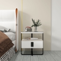 Table de chevet connectée charge sans fil lumière LED et tiroir Klaas Vente