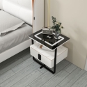 Table de chevet connectée charge sans fil lumière LED et tiroir Klaas Remises