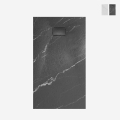 Receveur de douche extra-plat 120x80cm en résine effet marbre Stone MM Promotion