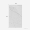 Receveur de douche rectangulaire 120x90cm effet marbre Stone MM Catalogue