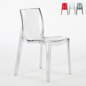Chaise transparent Salle à Manger bar Femme Fatale Grand Soleil Design en polycarbonate Promotion