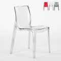 Chaise transparent Salle à Manger bar Femme Fatale Grand Soleil Design en polycarbonate Promotion