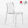 Chaise transparent Salle à Manger bar Femme Fatale Grand Soleil Design en polycarbonate Promotion
