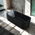 Baignoire autoportante rectangulaire noire mate 170x75cm Lemno Dark Promotion