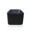Baignoire autoportante rectangulaire noire mate 170x75cm Lemno Dark Remises
