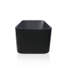 Baignoire autoportante rectangulaire noire mate 170x75cm Lemno Dark Remises