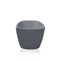 Baignoire moderne autoportante 170x78cm ovale gris mat Idra Moon Offre