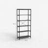 Etagère murale style minimaliste industriel métal noir Murat Offre