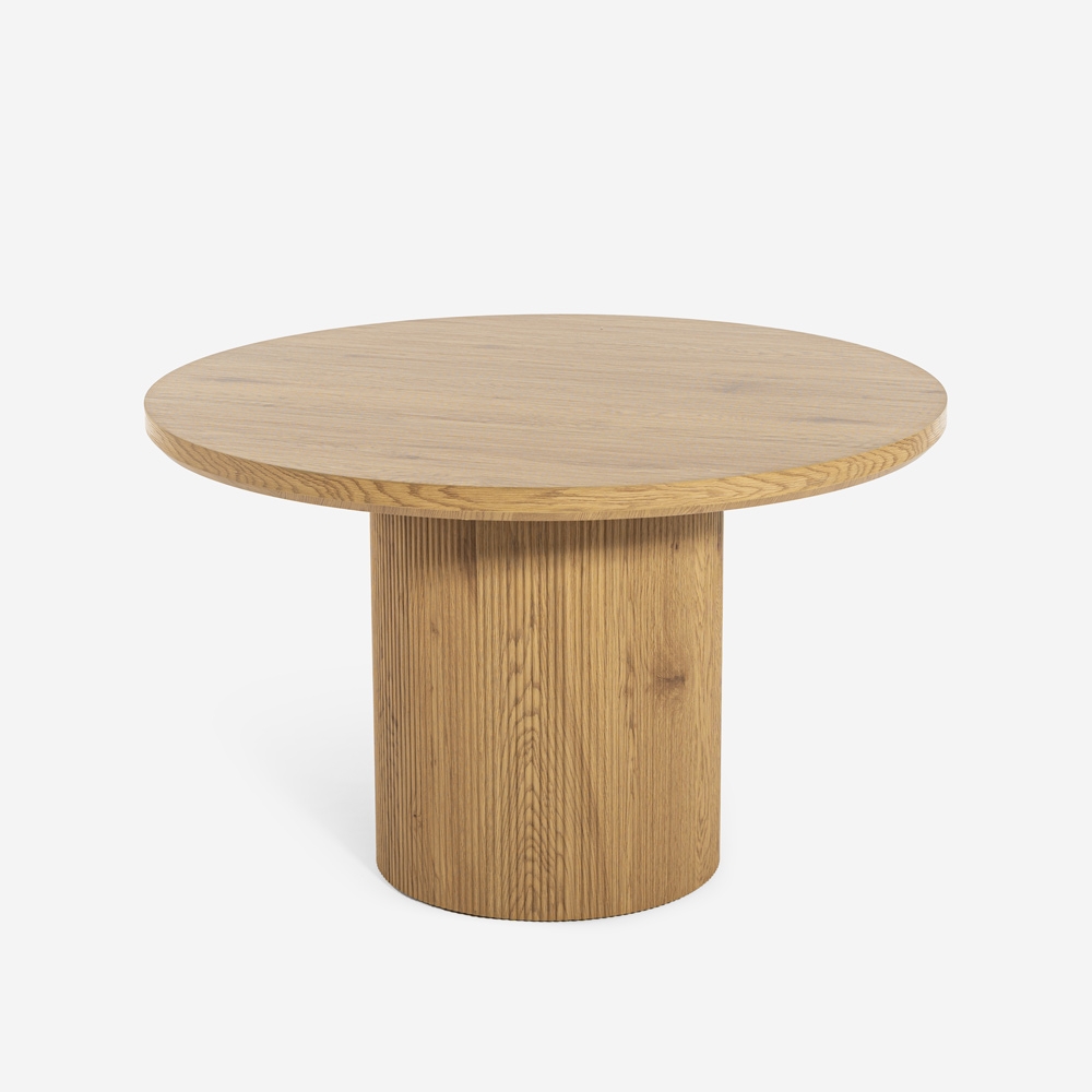 Table de salon cuisine ronde en bois 120cm pied central Bering Promotion Table de salon cuisine ronde en bois 120cm pied central Bering Promotion