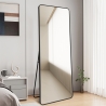Miroir sur pied mural 180x80cm moderne noir Arsen-B Remises