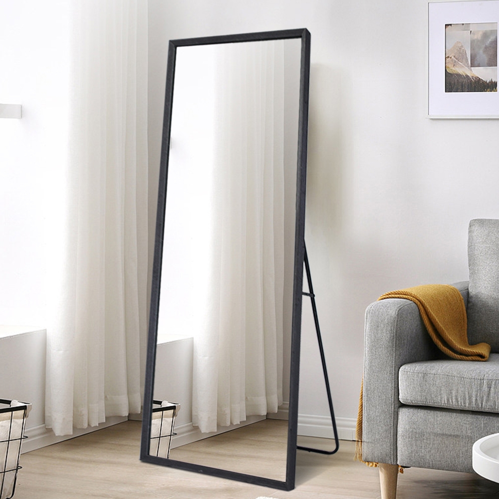 Miroir sur pied mural design moderne 180x80cm gris Heima Promotion Miroir sur pied mural design moderne 180x80cm gris Heima Promotion