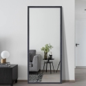 Miroir sur pied mural design moderne 180x80cm gris Heima Offre