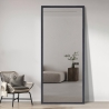 Miroir sur pied mural design moderne 180x80cm gris Heima Remises