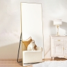 Miroir sur pied mural doré 180x80cm entrée chambre à coucher Hamstur-G Offre