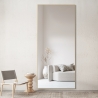 Miroir sur pied mural doré 180x80cm entrée chambre à coucher Hamstur-G Remises