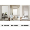 Miroir sur pied mural doré 180x80cm entrée chambre à coucher Hamstur-G Réductions
