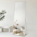 Miroir sur pied ou mural argent salon et chambre à coucher Hamstur-S Offre