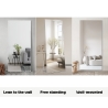 Miroir sur pied ou mural argent salon et chambre à coucher Hamstur-S Réductions