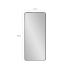 Miroir sur pied ou mural doré 180 cm vertical de design Arsen-G Catalogue
