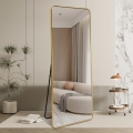Miroir sur pied ou mural doré 180 cm vertical de design Arsen-G Promotion