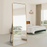 Miroir sur pied ou mural doré 180 cm vertical de design Arsen-G Offre