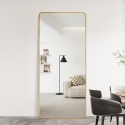 Miroir sur pied ou mural doré 180 cm vertical de design Arsen-G Remises