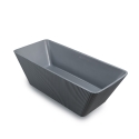 Baignoire autoportante rectangulaire 170x75cm gris mat Arkoi Moon Vente