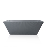 Baignoire autoportante rectangulaire 170x75cm gris mat Arkoi Moon Offre