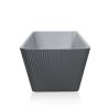 Baignoire autoportante rectangulaire 170x75cm gris mat Arkoi Moon Remises