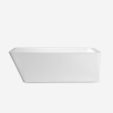 Baignoire Design Ile Rectangulaire Autostable Milo Réductions