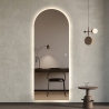 Miroir mural moderne rétroéclairé 170x65cm lumière LED Stjarna Catalogue