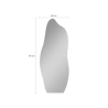 Miroir lumineux design salon chambre salle de bain 170x65cm Kerti Choix