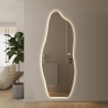 Miroir lumineux design salon chambre salle de bain 170x65cm Kerti Réductions