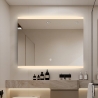 Miroir de salle de bain LED rétroéclairé 90x70cm anti-buée Krona L Offre