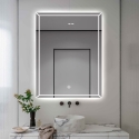 Miroir de salle de bain anti-buée rétro-éclairé 70x90cm Vindur XL Promotion