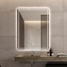 Miroir de salle de bain anti-buée rétro-éclairé 70x90cm Vindur XL Offre