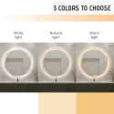 Miroir de salle de bain rond rétroéclairé 60cm anti-buée Veski L Catalogue