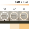 Miroir rond 70cm de salle de bain rétroéclairé avec antibuée Veski XL Catalogue