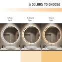 Miroir de salle de bain rond 70cm anti-buée rétroéclairé Skeri XL Catalogue