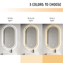 Miroir salle de bain ovale LED rétroéclairées anti-brouillard Refur L Catalogue