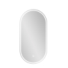 Miroir de salle de bain ovale design rétroéclairé avec antibuée Refur XL Vente