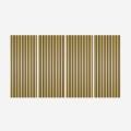  4 x Panneaux insonorisants décoratifs en bois doré 120x60cm Tabb-GO Promotion