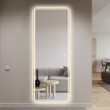Miroir LED rectangulaire 170x65cm rétroéclairé Trefil Réductions