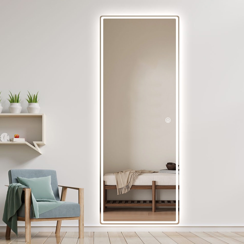 Miroir LED rectangulaire 170x65cm rétroéclairé Trefil Promotion Miroir LED rectangulaire 170x65cm rétroéclairé Trefil Promotion