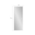 Miroir LED rectangulaire 170x65cm rétroéclairé Trefil Modèle